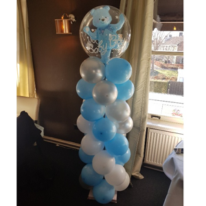 Pilaar 1.5 meter inclusief Beer Ballon Baby Boy Pilaar 1.5 meter inclusief Beer Ballon Baby Boy